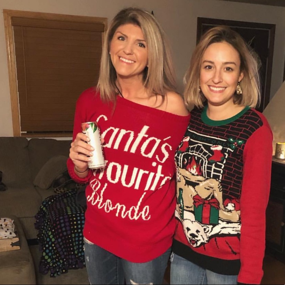Santa’s Favourite Blonde Christmas sweater